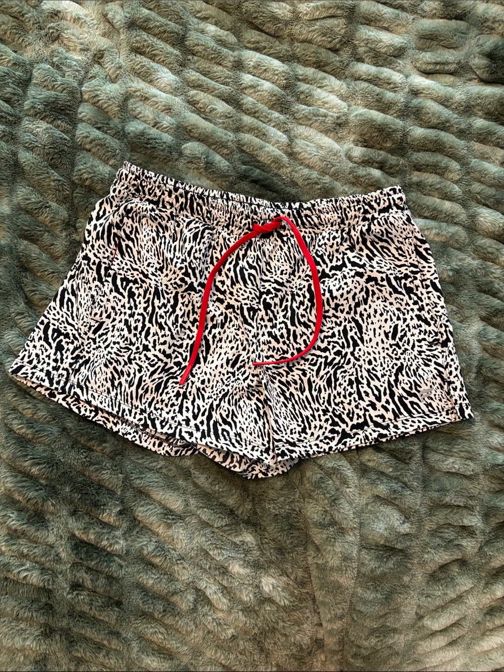 Fabletics Black and White Animal Print Leggings